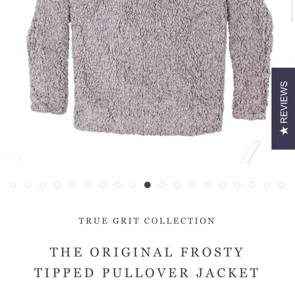 True grit pullover . So warm